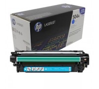 Картридж HP Color LaserJet CP3520 / CP3525 / CM3530 голубой оригинальный